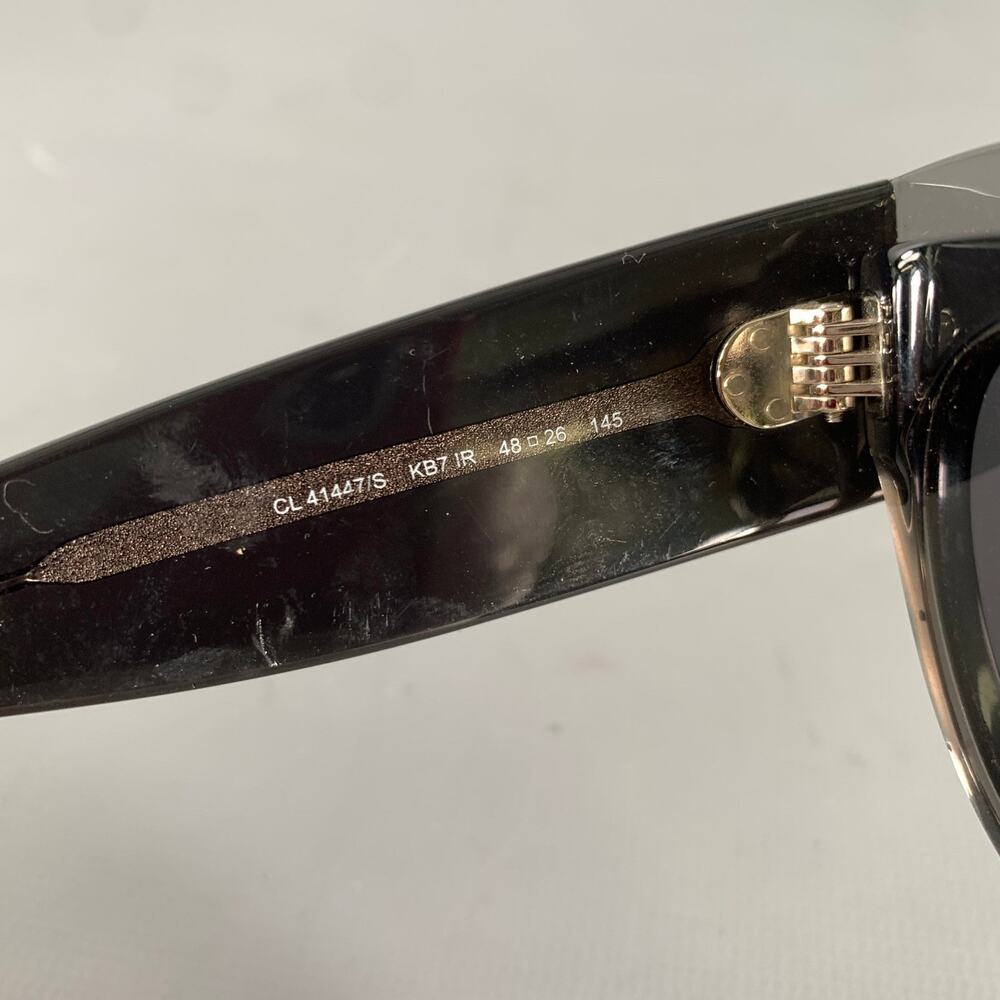 CELINE Grey Acetate Sunglasses - Picture 6 of 9